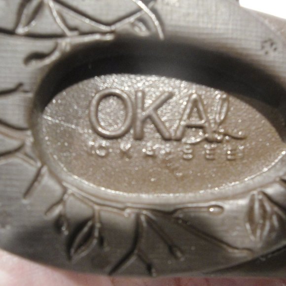 Oka B Dark Brown Slides/Sandal  Size M Get ready for Spring - Picture 8 of 11